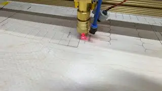 Работа лазерного станка на ruide