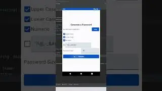 Simple Password Generator Using Jetpack Compose