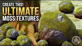 How to Create Mossy Rock - BLENDER 2.8 Tutorial | PBR Shading | Cycle Render | Intermediate