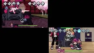 FNF sorrow , original vs hololive versión