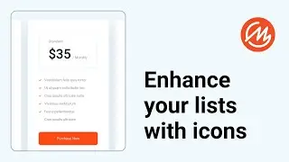 Creating a list with custom icons