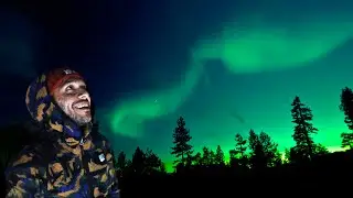 Indian Experiencing Northern Light in Finland 😍