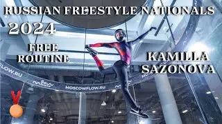 Kamilla Sazonova, free routine, Russian Indoor Skydiving Nationals 2024
