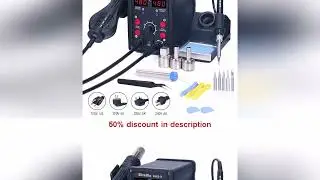 Why Everyone’s Talking About This Product! Silverflo 8586D Soldering Station 2 IN 1 Hot Air Gun So