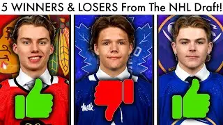 5 WINNERS & LOSERS From The 2023 NHL Draft! (Top NHL Prospects/Connor Bedard Blackhawks Rankings)