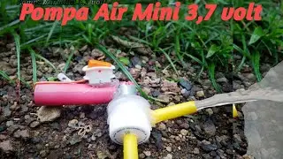 VIRAL !!  MEMBUAT POMPA AIR MINI DARI DINAMO TAMIYA