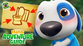 NOVO EPISÓDIO! Como fazer cocô fora de casa 💩🚽 Guia de Aventura do Talking Hank: Vida na Ilha