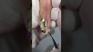 Пошаговый МК по выполнению аквариумного дизайна на ногтях 