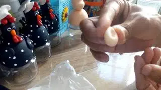 porquinha de biscuit 1 parte