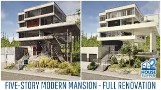 House Flipper 2 - Five-Story Modern Mansion - Full Renovation - Community Content | Custom Jobs |