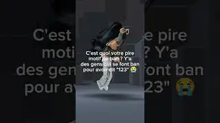 Roblox doit retravailler sa modération 💀 #roblox