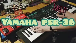 Dawless Jam with my Yamaha PSR-36 and Zoom GFX-1 Reverb *80s vibes Mancave synth keyboard retro pop*
