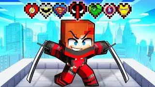 Talcado à des COEURS DE SUPER HEROS sur Minecraft !