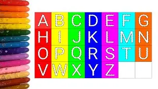 ABC, Learn Alphabet, Learn ABCD and numbers counting 123.Shapes for kids and Toddlers.ABC English