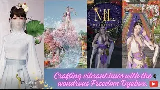 Dye using FREEDOM DYEBOX | Get for Free!!! | Moonlight blade