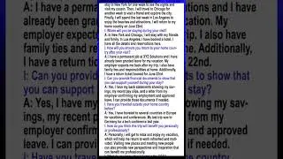USA Visitor Visa Interview Guide