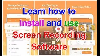 Screen Recording Software Install and Use in mobile