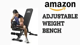 HOW TO USE THE FLYBIRD WEIGHT BENCH FOR STRENGTH TRAINING | AMAZON FINDS!!