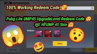 pubg lite redeem code today I today Anniversary Set  redeem code I today UMP45 skin redeem code 🤩🤩