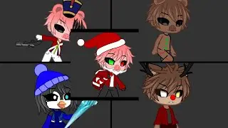 Piggy Customs Holiday Skins Jumpscares Gacha Club Version (Piggy Christmas Special)