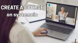 how to set up a course and sales page in systemeio