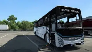 Euro Truck Simulator 2 İveco Otobüs Modu İle Geziniyorum Part 1 ETS2   (DBUS)