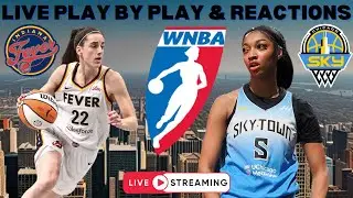 Indiana Fever vs Chicago Sky I WNBA Live I Play By Play & Reactions