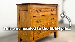 Giving New Life to a Broken Vintage Dresser