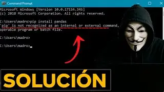 SOLUTION: “pip” Is Not Recognized As An Internal Or External Command (Error in Windows 10 and 11)
