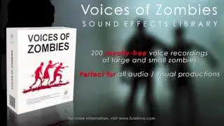 Voices of Zombies - Sound Effects Library