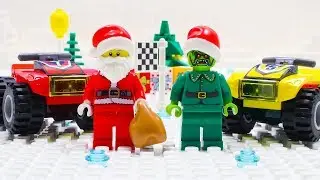 Lego Santa Claus vs the Grinch - Christmas Race