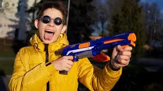 Он лучше твоего нёрфа // ретро бластер nerf elite rampage // Дизмон
