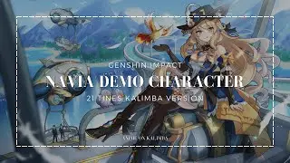 【ナヴィア】Navia Demo Character - Genshin Impact | Kalimba App Cover with Tabs