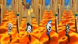 Talking Tom Gold Run - Lucky Angela VS MUMMY TOM SHARK HANK  SUPER GINGER Boss Fight New Year  2020