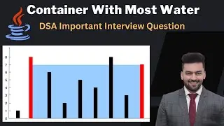 Container With Max Water DSA Question  - Hoshiyar Jyani