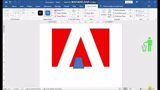 Membuat Logo Adobe dengan microsoft word buat pelajar