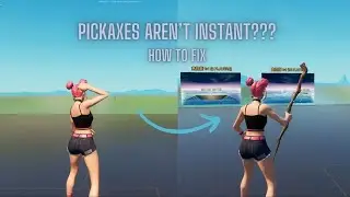 pickaxes aren't instant 