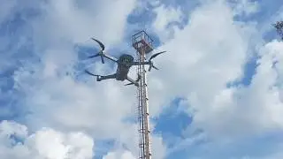 Topographic aerial photography from a quadcopter. GPS GLONASS sensor accuracy of the DJI Maviic Pro.