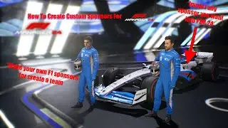 How To Create And Import Custom Sponsors For F1 Manager 2024 (Make your own sponsor packs)