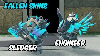 FALLEN ENGINEER & SLEDGER SKIN SHOWCASE | Tower Defense Simulator | ROBLOX