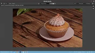 Cupcake in a basket. Blender 2.8 Tutorial for Beginners: Coloring, Texture Mapping