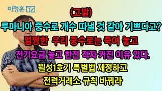 (고발)루마니아 중수로 개수 따낼 것 같아 기쁘다고?
