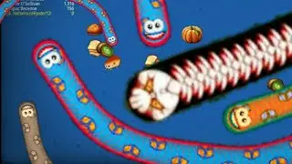 Worms Zone.io Best Trolling Slither Snake Witch Top 1 Epic WormsZoneio Gameplay #01