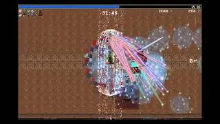 vampire survivor 5min death fight