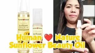 Human Nature Natural Sunflower Beauty Oil