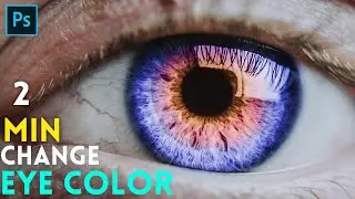 Change the eye colour in Photoshop l Simple Method For Change eye color