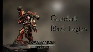 How to Paint Grimdark - Black Legion troop tutorial