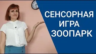 Сенсорная игра для детей  "Зоопарк"
