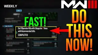 How To Get 3 Kills With 1 Magazine 5 Times With LMGs in MW3!