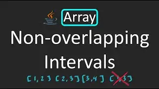 LeetCode - 435. Non-overlapping Intervals | Java